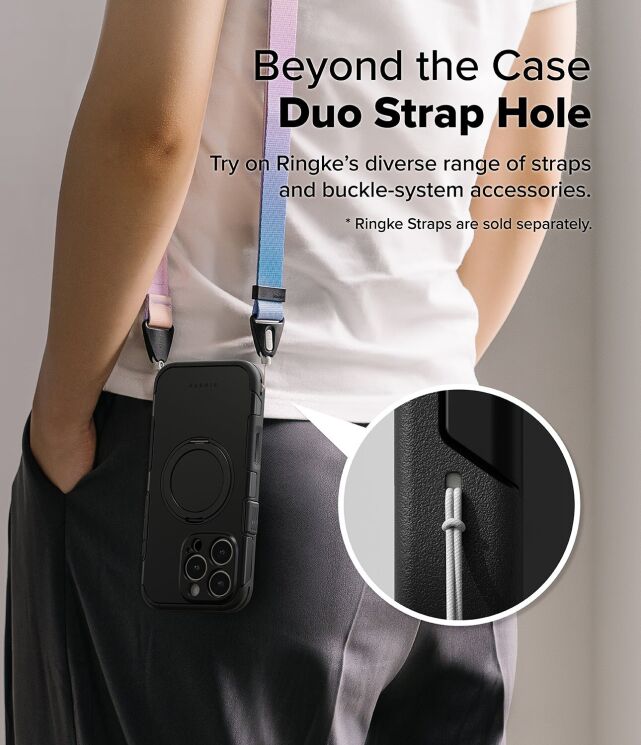 Захисний чохол Ringke Alles Magnetic (FP) для iPhone 16 Pro Max (8800293851721) - Black: фото 13 з 19