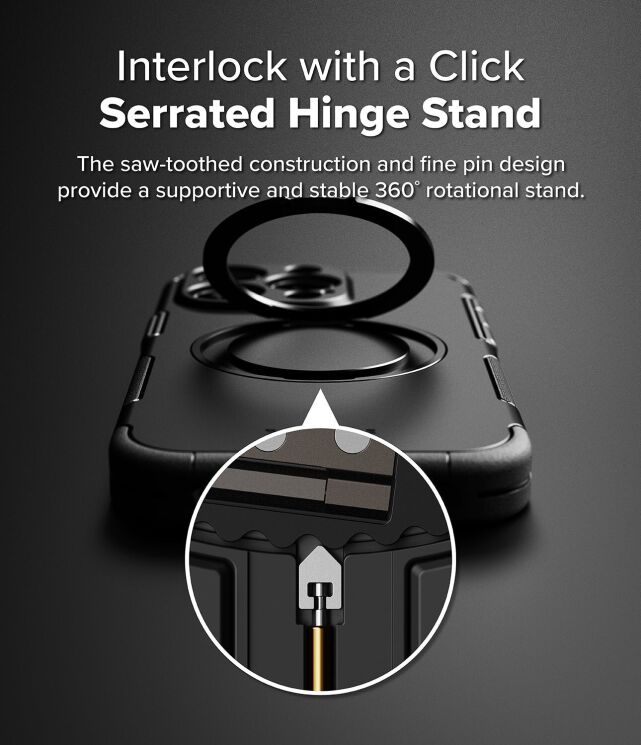 Захисний чохол Ringke Alles Magnetic (FP) для iPhone 16 Pro Max (8800293851721) - Black: фото 8 з 19