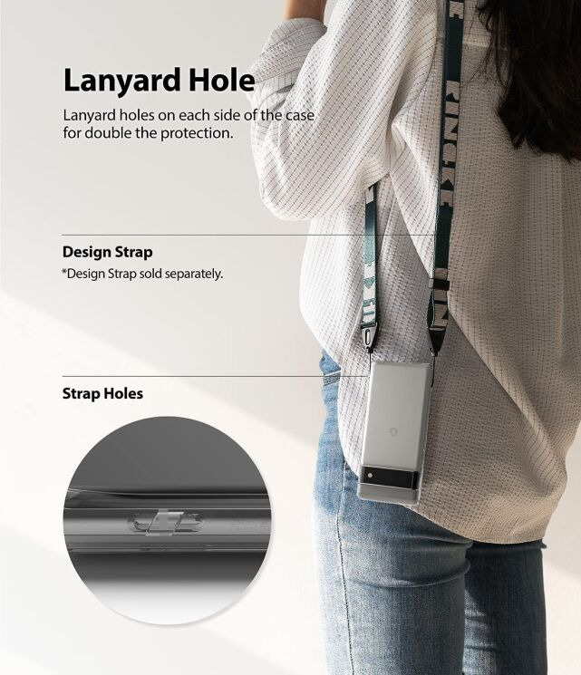 Захисний чохол RINGKE Fusion для Google Pixel 6 Pro - Matte Clear: фото 8 з 10