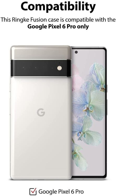 Захисний чохол RINGKE Fusion для Google Pixel 6 Pro - Matte Clear: фото 3 з 10