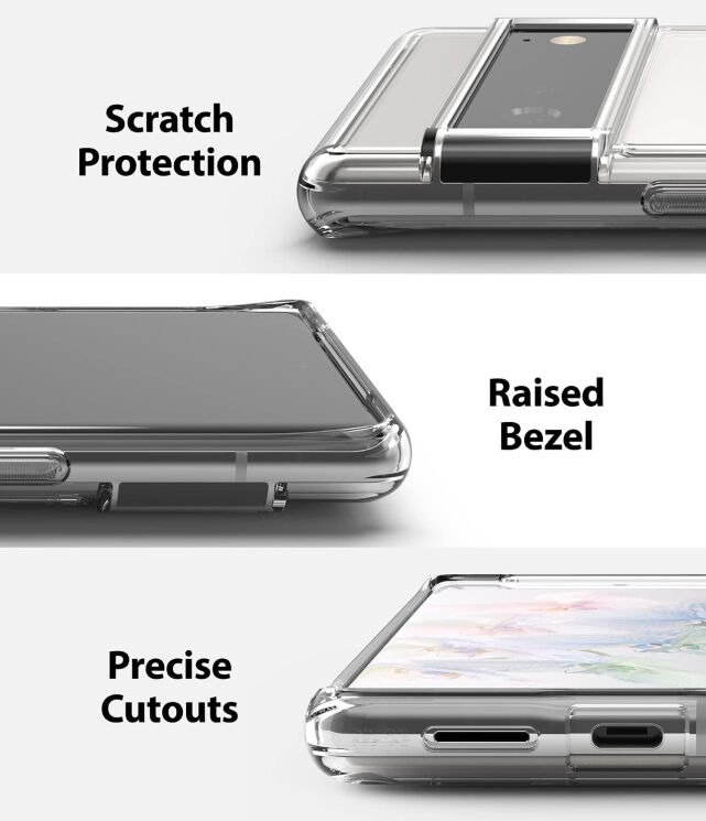 Захисний чохол RINGKE Fusion для Google Pixel 6 Pro - Matte Clear: фото 7 з 10