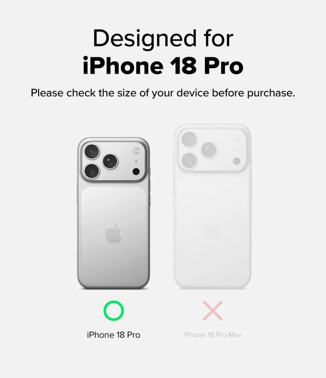 Защитный чехол Ringke Fusion X MagSafe для iPhone 18 Pro (8800380462786) - Black: фото 7 из 22