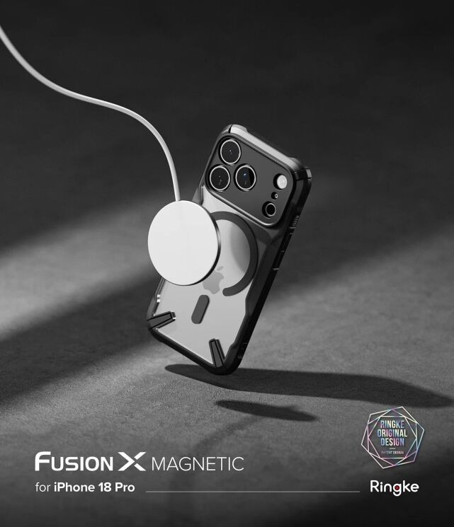 Защитный чехол Ringke Fusion X MagSafe для iPhone 18 Pro (8800380462786) - Black: фото 6 из 22