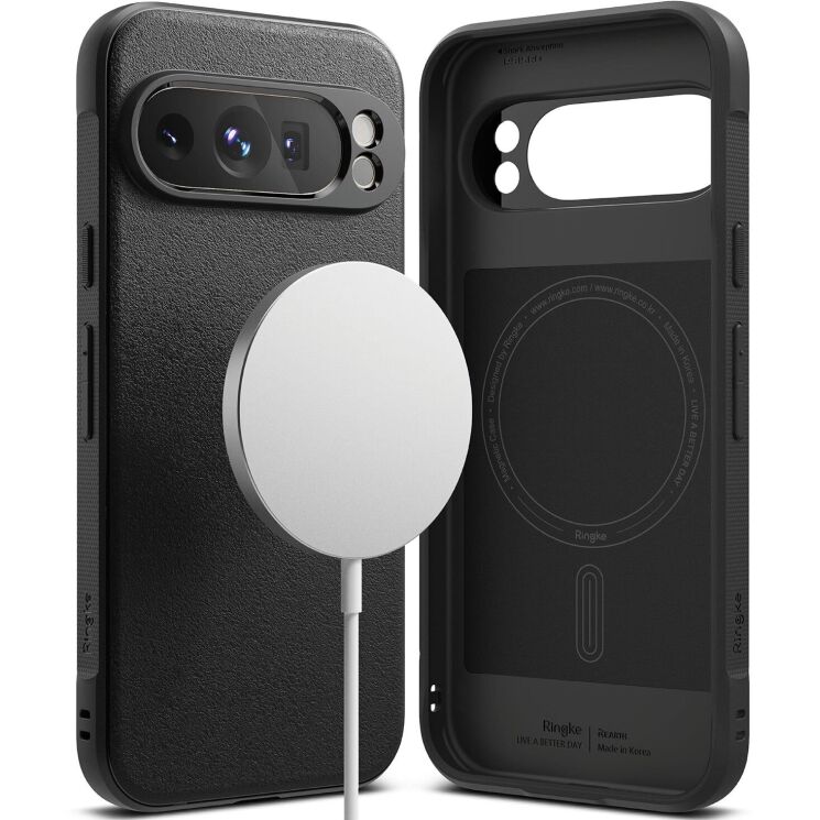Защитный чехол Ringke Onyx Magnetic (FP) для Google Pixel 9 Pro (8809961789120) - Black: фото 1 из 16