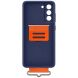 Защитный чехол Silicone Cover with Strap для Samsung Galaxy S21 FE (G990) EF-GG990TNEGRU - Navy (230680L). Фото 6 из 6