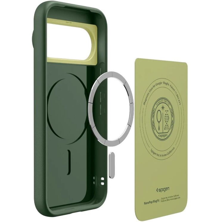 Защитный чехол Spigen Nano Pop (MagFit) для Google Pixel 11 Pro XL (ACS11456) - Green: фото 5 из 13