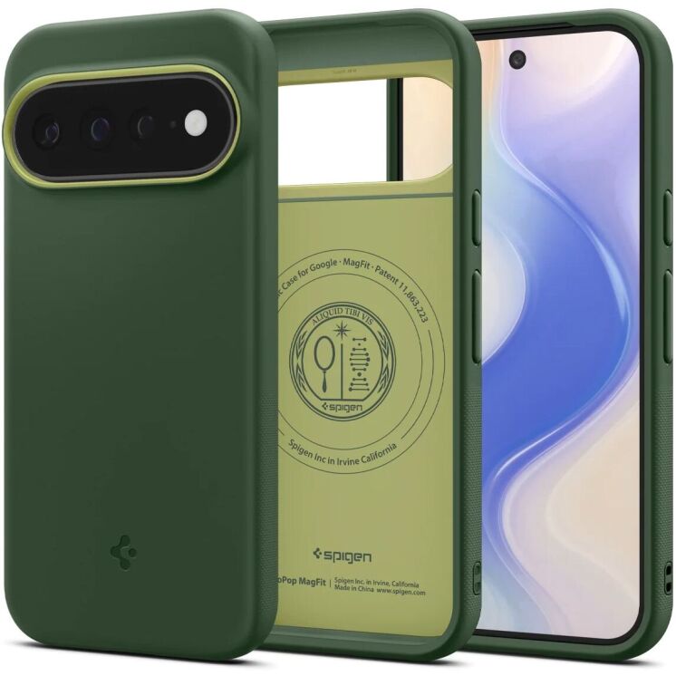 Защитный чехол Spigen Nano Pop (MagFit) для Google Pixel 11 Pro XL (ACS11456) - Green: фото 2 из 13