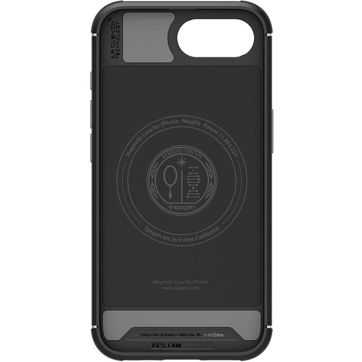 Защитный чехол Spigen (SGP) Core Armor Mag для Apple iPhone 16e (ACS09126) - Matte Black: фото 4 из 9