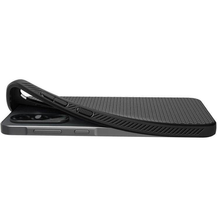 Защитный чехол Spigen (SGP) Liquid Air для Samsung Galaxy A36 (A366) ACS09199 - Matte Black: фото 10 из 17