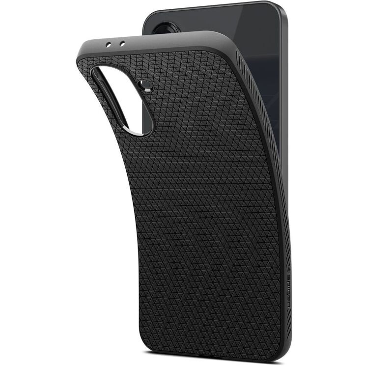 Защитный чехол Spigen (SGP) Liquid Air для Samsung Galaxy A36 (A366) ACS09199 - Matte Black: фото 4 из 17