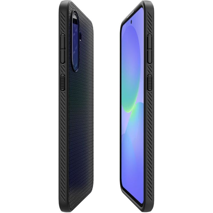 Защитный чехол Spigen (SGP) Liquid Air для Samsung Galaxy A36 (A366) ACS09199 - Matte Black: фото 8 из 17