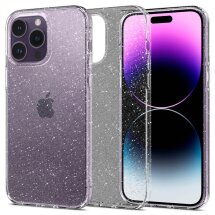 Защитный чехол Spigen (SGP) Liquid Crystal Glitter для Apple iPhone 14 Pro - Crystal Quartz: фото 1 из 14