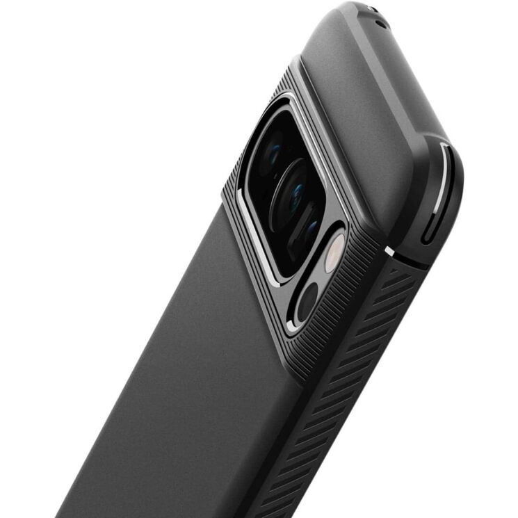 Захисний чохол Spigen (SGP) Rugged Armor для Google Pixel 8 Pro - Matte Black: фото 6 з 17