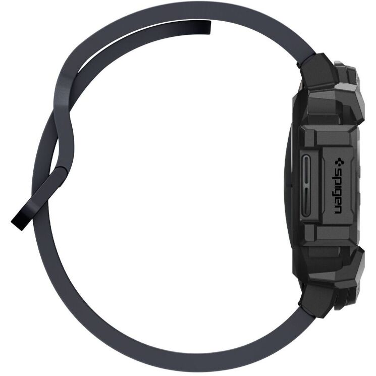 Захисний чохол Spigen (SGP) Rugged Armor (FW) для Samsung Galaxy Watch 7 (44mm) - Matte Black: фото 11 з 18