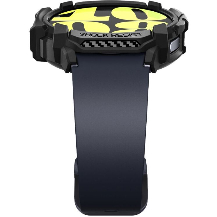 Захисний чохол Spigen (SGP) Rugged Armor (FW) для Samsung Galaxy Watch 7 (44mm) - Matte Black: фото 8 з 18