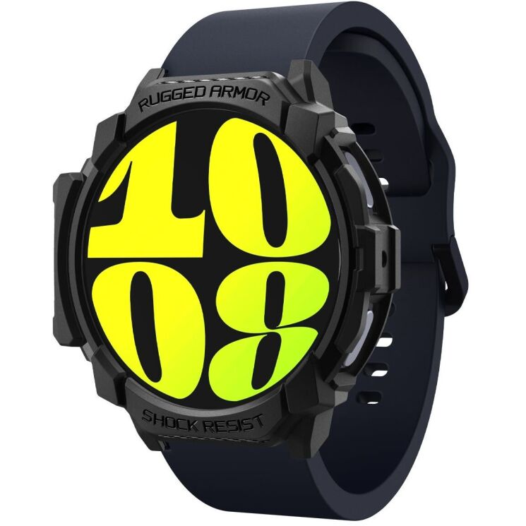 Захисний чохол Spigen (SGP) Rugged Armor (FW) для Samsung Galaxy Watch 7 (44mm) - Matte Black: фото 6 з 18