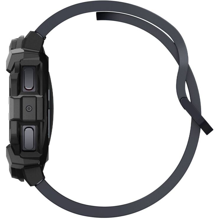 Захисний чохол Spigen (SGP) Rugged Armor (FW) для Samsung Galaxy Watch 7 (44mm) - Matte Black: фото 9 з 18