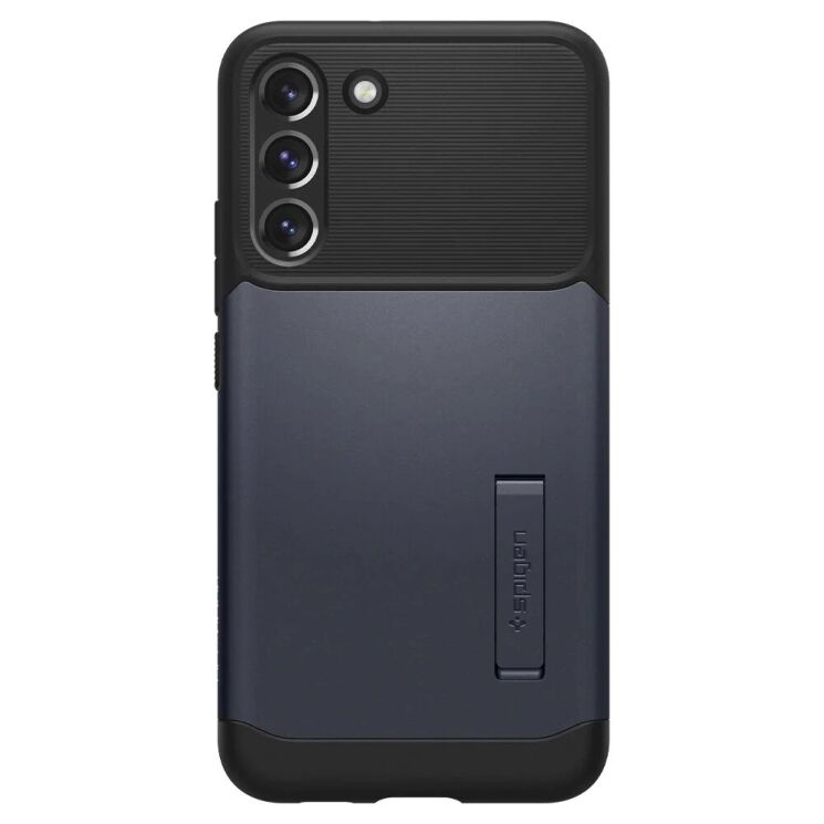 Защитный чехол Spigen (SGP) Slim Armor для Samsung Galaxy S22 (S901) ACS04014 - Metal Slate: фото 2 из 8