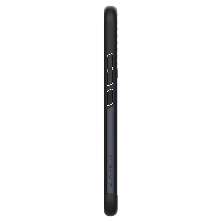 Защитный чехол Spigen (SGP) Slim Armor для Samsung Galaxy S22 (S901) ACS04014 - Metal Slate: фото 5 из 8