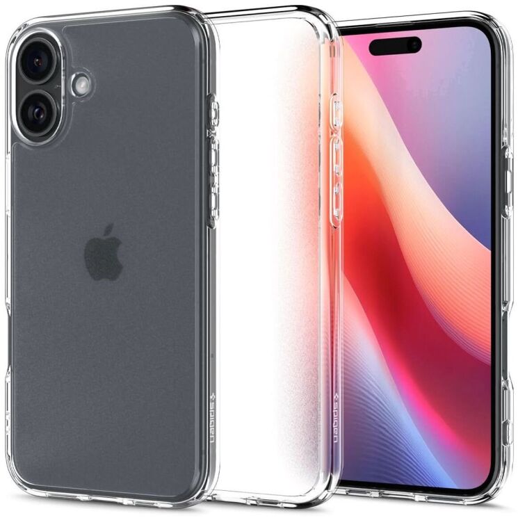 Захисний чохол Spigen (SGP) Ultra Hybrid для Apple iPhone 16 Plus - Frost Clear: фото 1 з 10