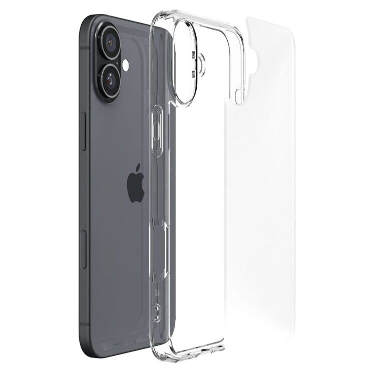 Захисний чохол Spigen (SGP) Ultra Hybrid для Apple iPhone 16 Plus - Frost Clear: фото 3 з 10