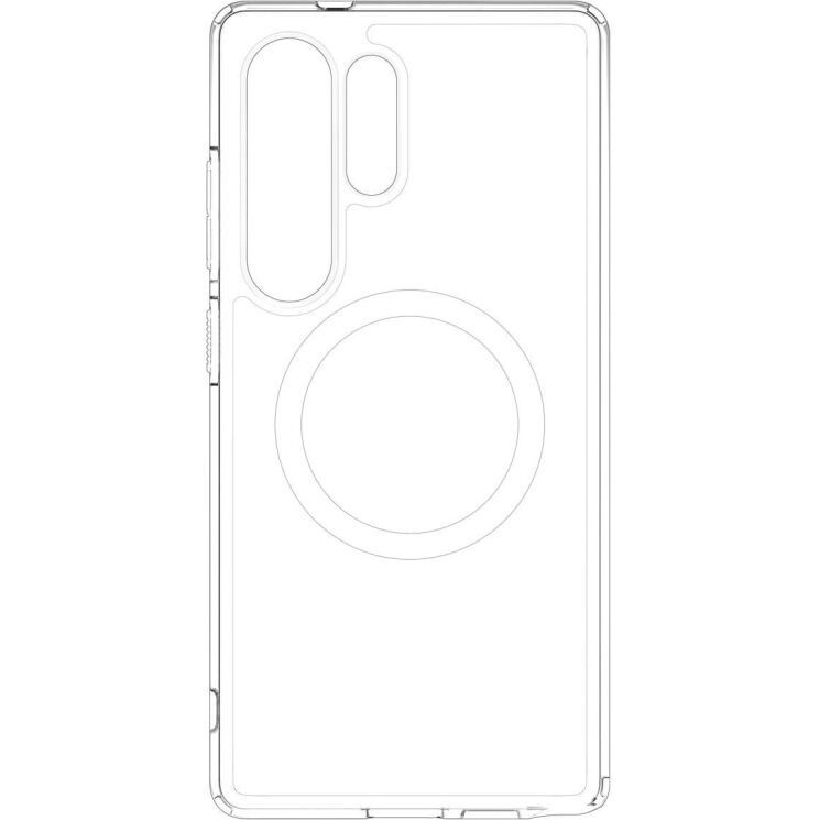 Защитный чехол Spigen (SGP) Ultra Hybrid (MagFit) для Samsung Galaxy S25 Ultra (S938) ACS08956 - White: фото 7 из 20