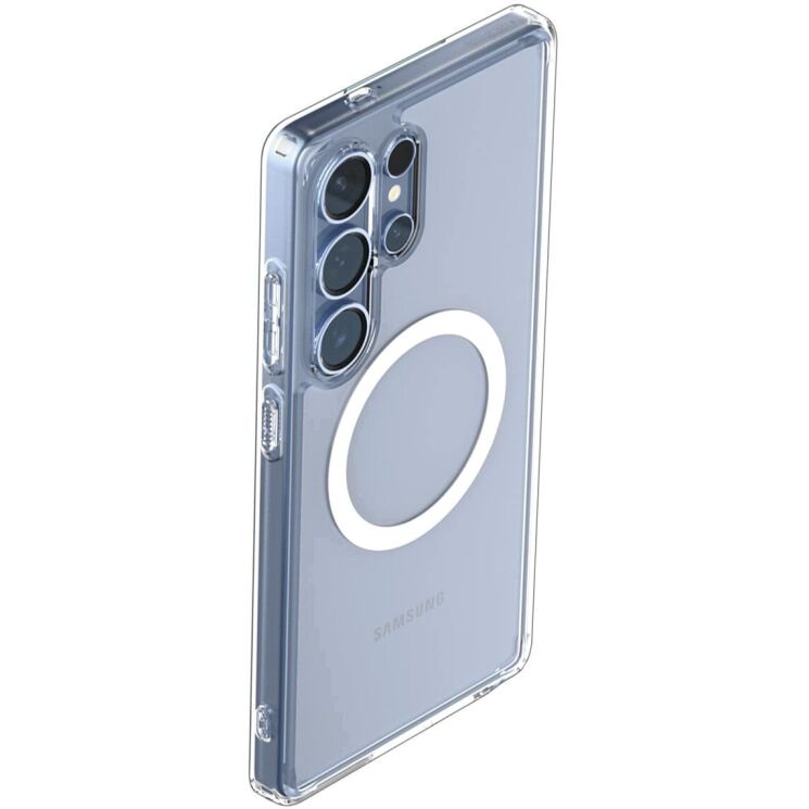 Защитный чехол Spigen (SGP) Ultra Hybrid (MagFit) для Samsung Galaxy S25 Ultra (S938) ACS08956 - White: фото 10 из 20
