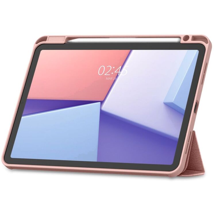 Защитный чехол Spigen (SGP) Urban Fit для Apple iPad Air 11 M3/M2 (2025/2024) / Air 4 / 5 10.9 (2020/2022) ACS07756 - Rose Gold: фото 5 из 17