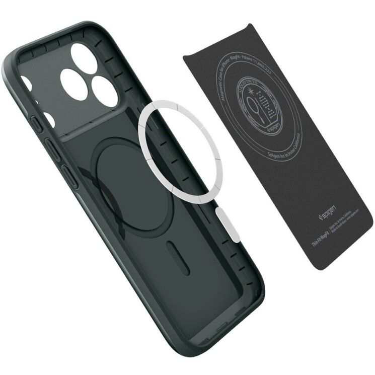 Защитный чехол Spigen Thin Fit (MagFit) для iPhone 18 Pro (ACS12145) - Abyss Green (440105G) Защитный чехол Spigen Thin Fit (MagFit) для iPhone 18 Pro (ACS12145) - Abyss Green: фото 5 из 13