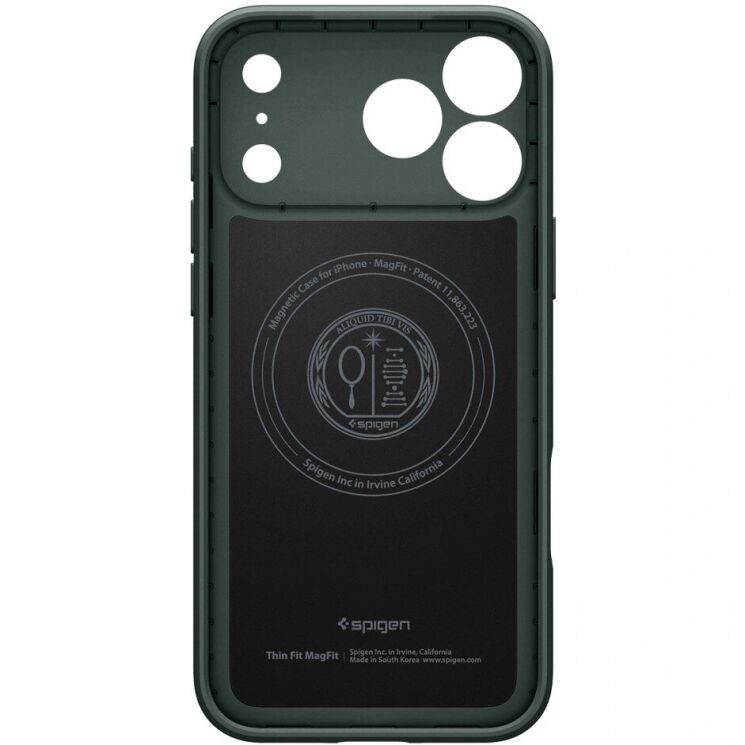 Защитный чехол Spigen Thin Fit (MagFit) для iPhone 18 Pro (ACS12145) - Abyss Green (440105G) Защитный чехол Spigen Thin Fit (MagFit) для iPhone 18 Pro (ACS12145) - Abyss Green: фото 4 из 13