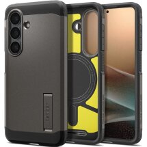 Захисний чохол Spigen Tough Armor (MagFit) для Samsung Galaxy S26 (S942) ACS10739 - Gunmetal: фото 1 з 13