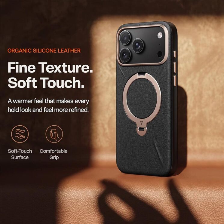 Захисний чохол TORRAS Ostand Q3 VegSkin (with MagSafe) для Apple iPhone 18 Pro Max - Purple (423811V) Захисний чохол TORRAS Ostand Q3 VegSkin (with MagSafe) для Apple iPhone 18 Pro Max - Purple: фото 2 з 8