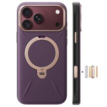 Защитный чехол TORRAS Ostand Q3 VegSkin (with MagSafe) для Apple iPhone 18 Pro Max - Purple: фото 1 из 8