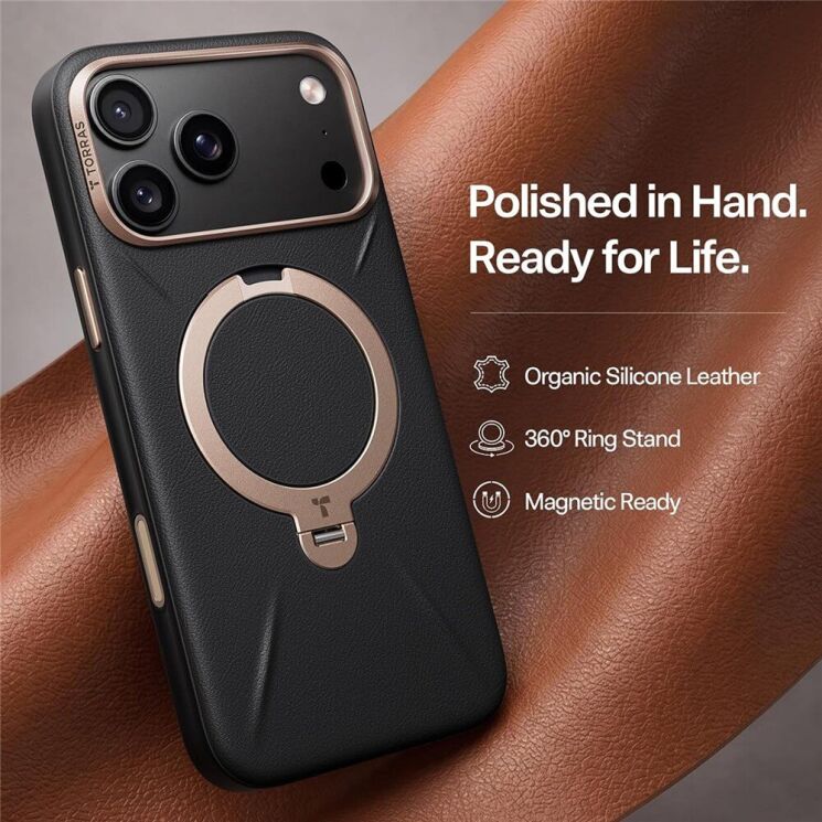 Захисний чохол TORRAS Ostand Q3 VegSkin (with MagSafe) для Apple iPhone 18 Pro Max - Purple (423811V) Захисний чохол TORRAS Ostand Q3 VegSkin (with MagSafe) для Apple iPhone 18 Pro Max - Purple: фото 8 з 8