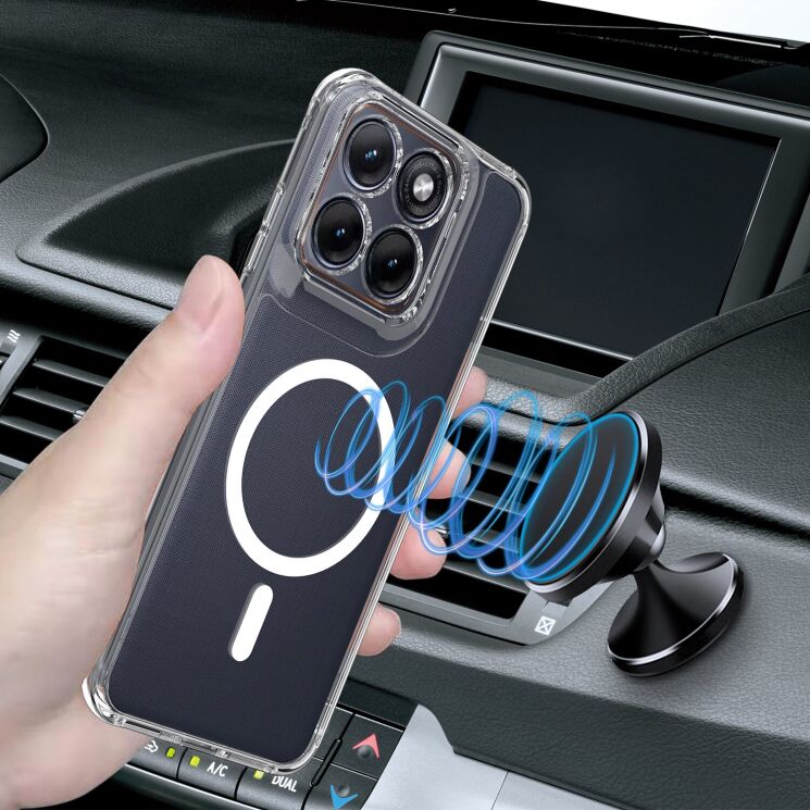 Захисний чохол UniCase AirBag MagSafe для Motorola Edge 70 Fusion - Clear: фото 4 з 7