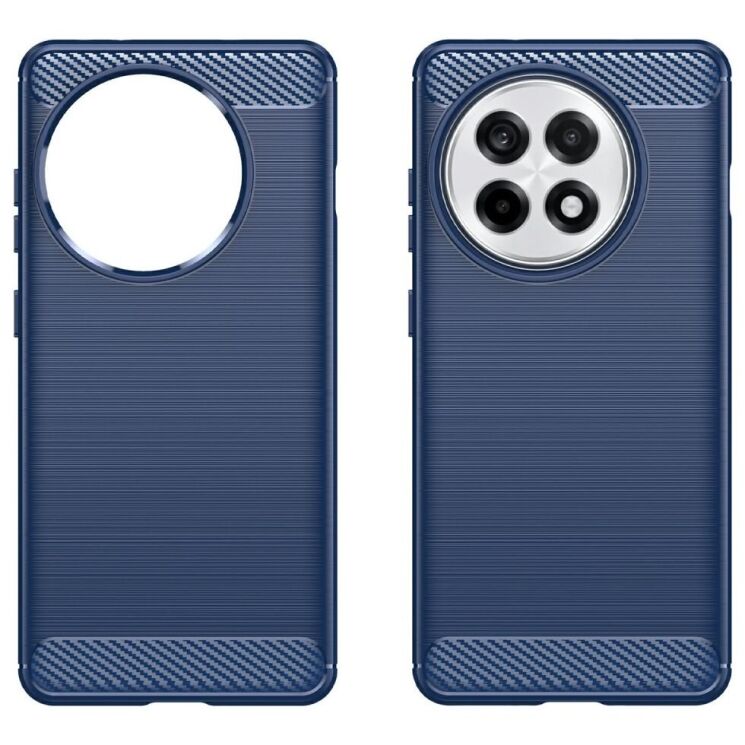 Защитный чехол UniCase Carbon для OnePlus 13R / Ace 5 / Ace 5 Pro - Blue: фото 2 из 8