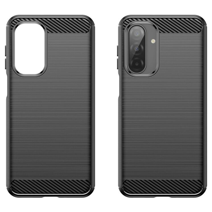 Захисний чохол UniCase Carbon для Samsung Galaxy A17 (A175) - Black: фото 2 з 9
