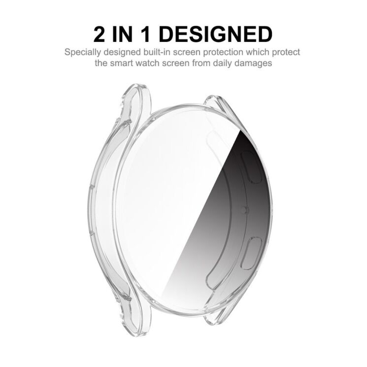 Защитный чехол UniCase Crystal Cover для Samsung Galaxy Watch 4 (40mm) - Transparent: фото 2 из 6