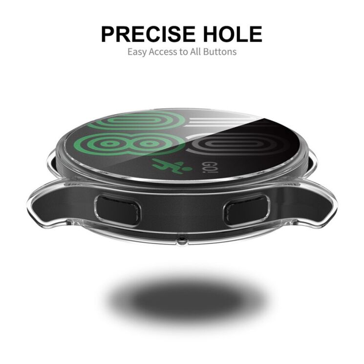 Защитный чехол UniCase Crystal Cover для Samsung Galaxy Watch 4 (40mm) - Transparent: фото 4 из 6