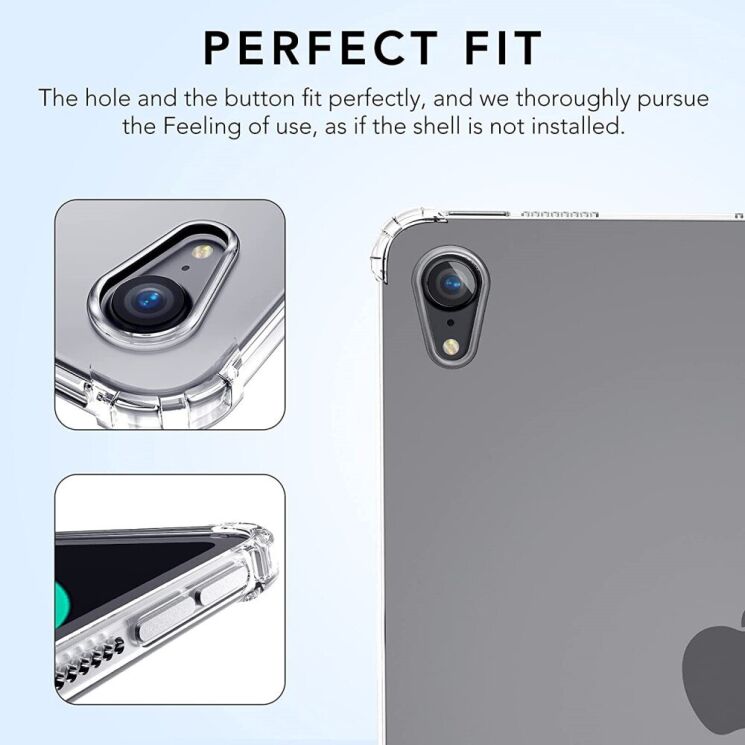 Защитный чехол UniCase Clear Protective для Apple iPad mini 6 / 7 (2021/2024) - Transparent: фото 3 из 6