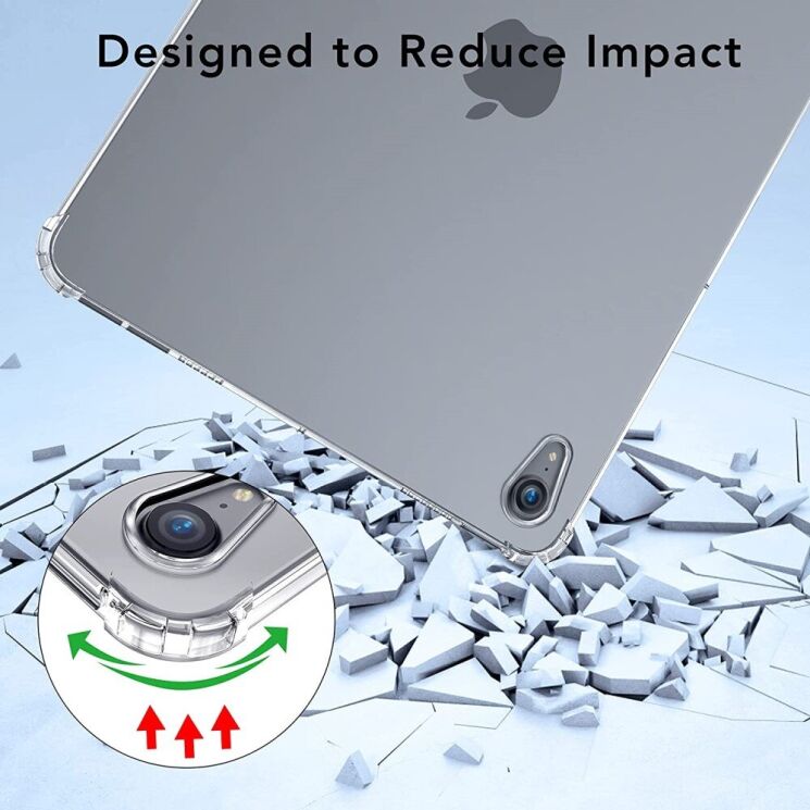 Защитный чехол UniCase Clear Protective для Apple iPad mini 6 / 7 (2021/2024) - Transparent: фото 4 из 6
