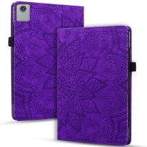 Защитный чехол UniCase Flower для Lenovo Tab K11 Gen 2 - Purple: фото 1 из 5