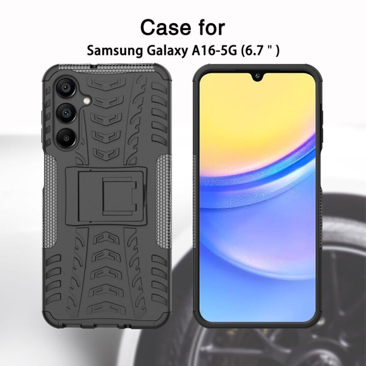 Защитный чехол UniCase Hybrid X для Samsung Galaxy A16 (A165) - Red: фото 10 из 17