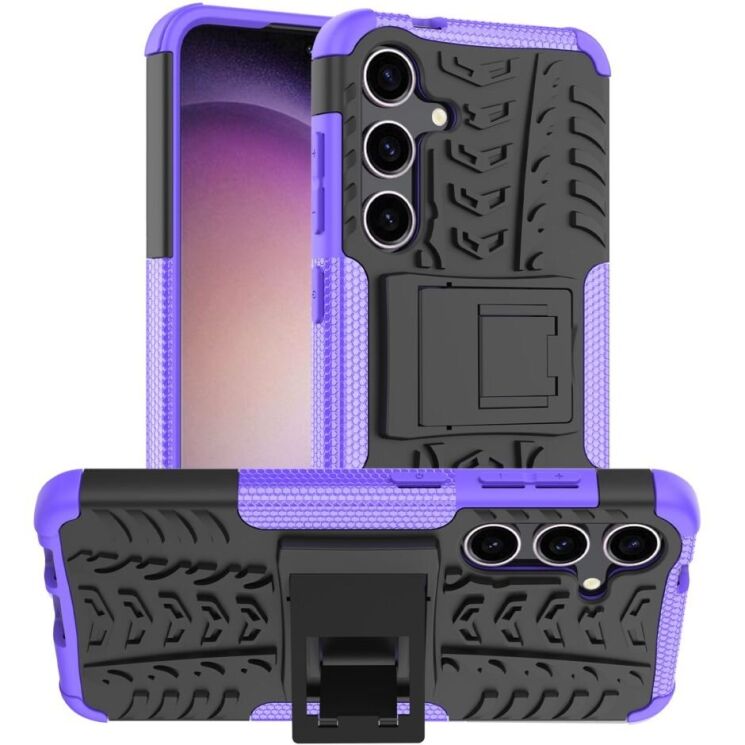 Защитный чехол UniCase Hybrid X для Samsung Galaxy S24 Plus - Purple: фото 1 из 16