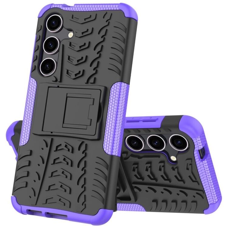 Защитный чехол UniCase Hybrid X для Samsung Galaxy S24 Plus - Purple: фото 6 из 16