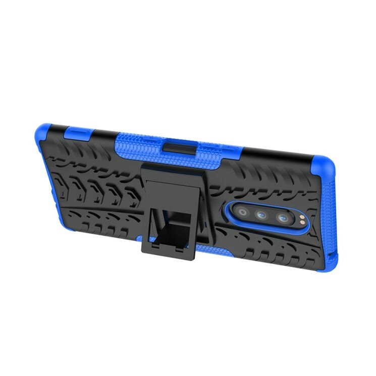 Противоударный чехол UniCase Hybrid X для Sony Xperia 1 - Blue: фото 8 из 9