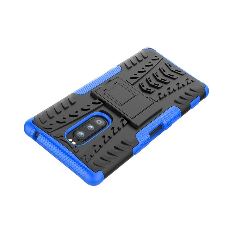 Противоударный чехол UniCase Hybrid X для Sony Xperia 1 - Blue: фото 7 из 9