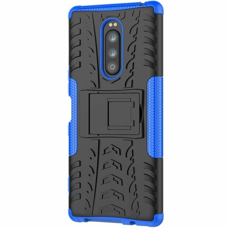 Противоударный чехол UniCase Hybrid X для Sony Xperia 1 - Blue: фото 5 из 9