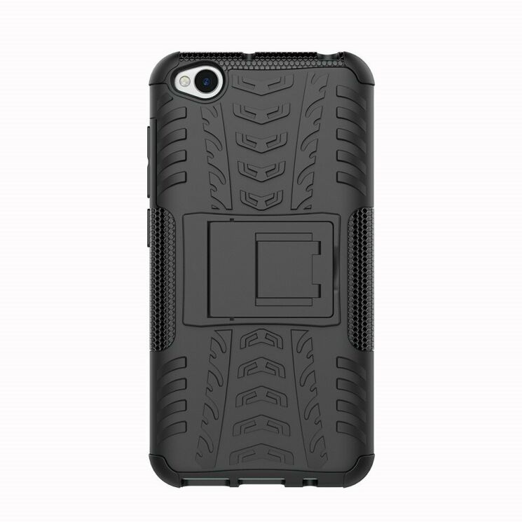 Защитный чехол UniCase Hybrid X для Xiaomi Redmi Go - All Black: фото 3 из 8