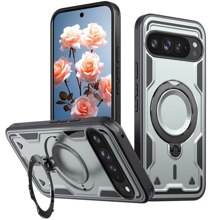 Защитный чехол UniCase Lander Armor для Google Pixel 9 Pro XL - Grey: фото 1 из 6